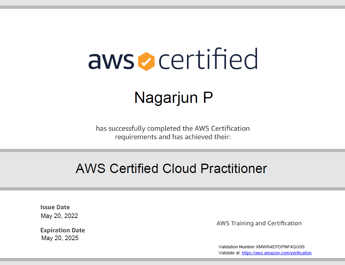 AWS Certified Cloud Practitioner